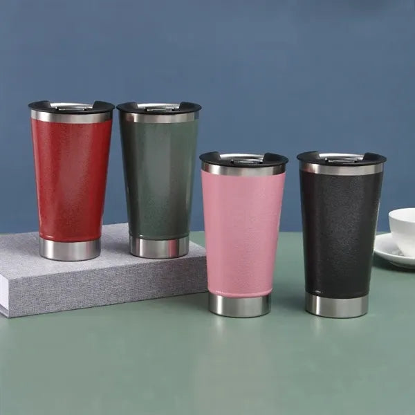 17oz Stainless Steel Car Cup with Bottle Opener