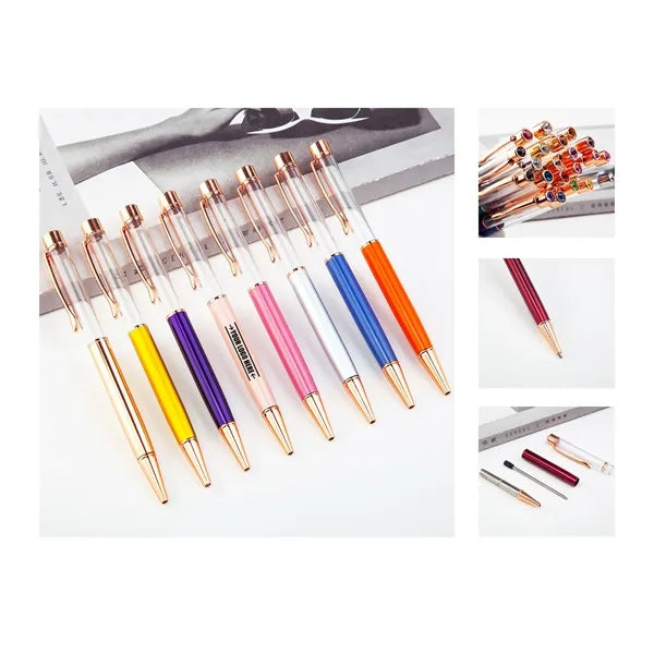 DIY Floating Metal Ballpoint Pen-Creative & Refillable