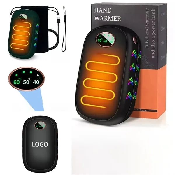 Rechargeable Magnetic Hand Warmer 10000mAh Power Bank