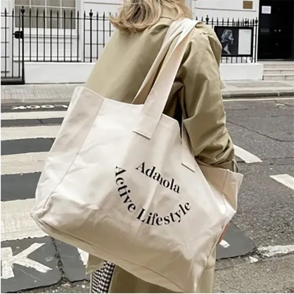 Large Size Canvas Grocery Tote Bags