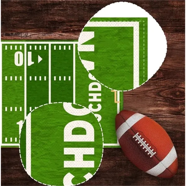 Football Themed Table Runner For Sports Parties