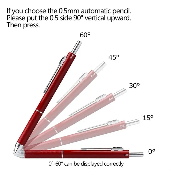 4-in-1 Multifunction Metal Writing Pen