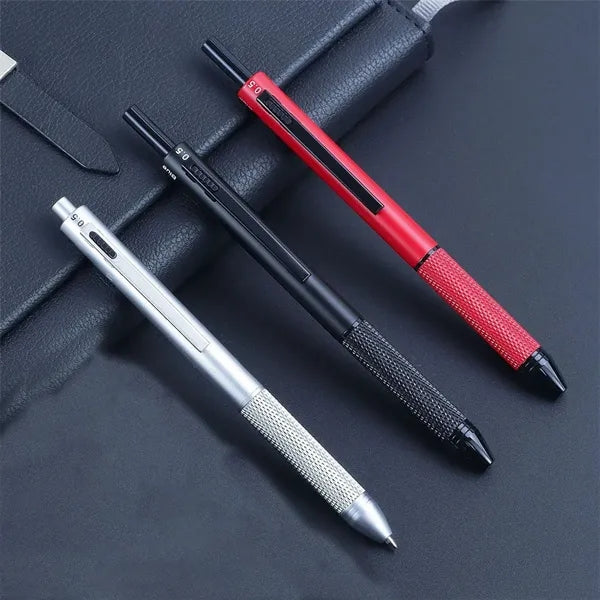 4-in-1 Multifunction Metal Writing Pen