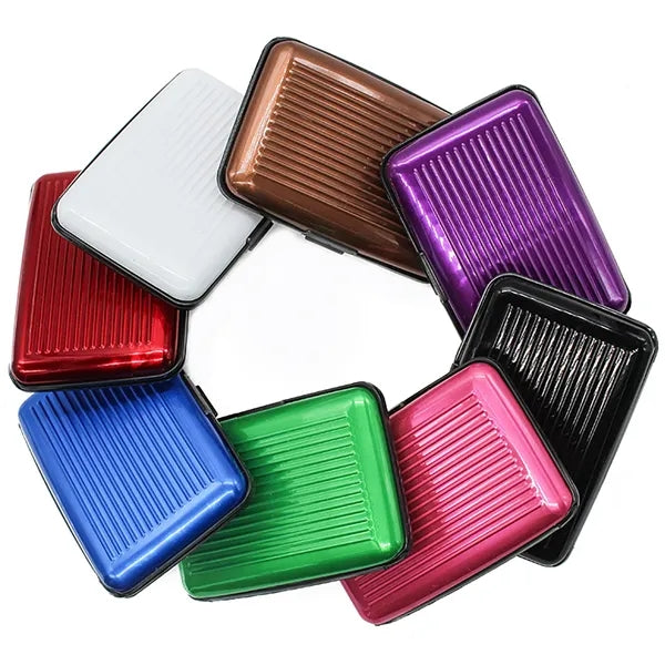 Slim Mini Waterproof Aluminum Credit Card Case