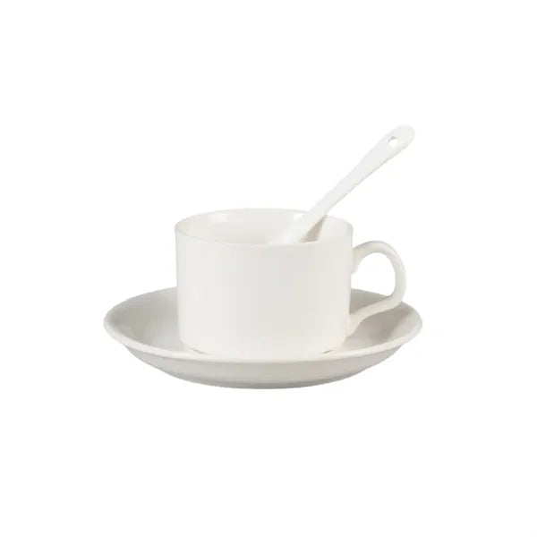 5 Oz Coffee Cup Set (Cup Saucer & Spoon)