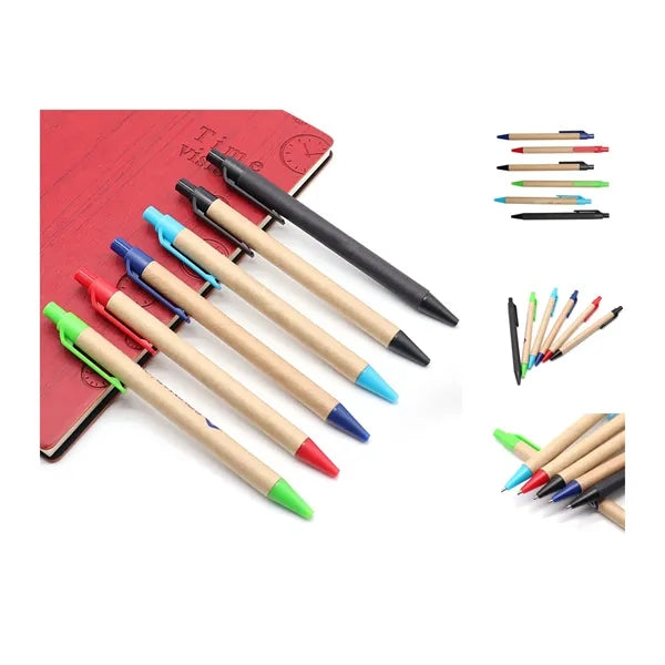 Eco-Friendly Recycled Kraft Paper Ballpoint Pen