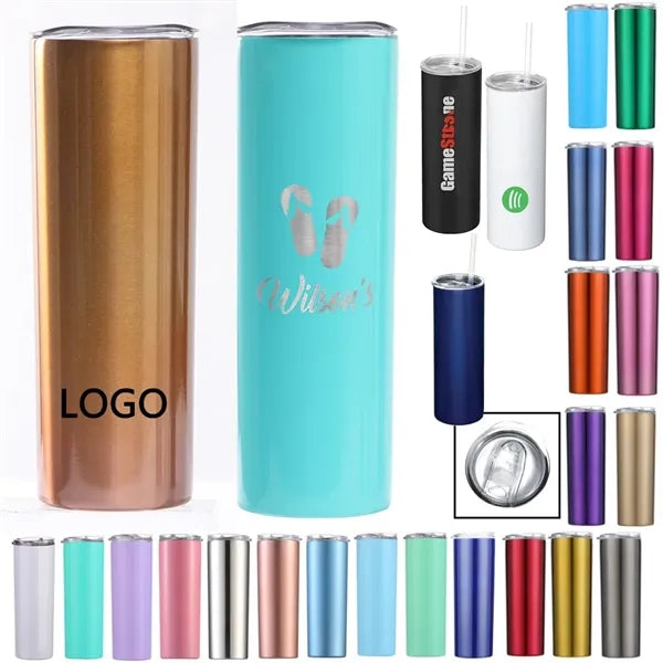 20oz Stainless Steel Vacuum slim skinny Tumbler