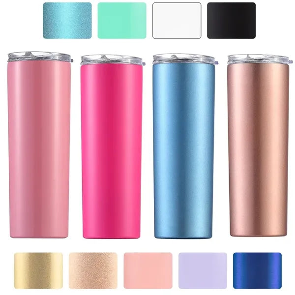 20oz Stainless Steel Vacuum slim skinny Tumbler