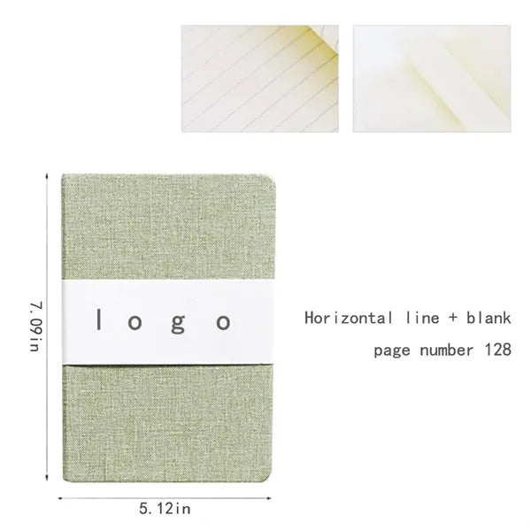 Minimalist Linen Cover Notebook