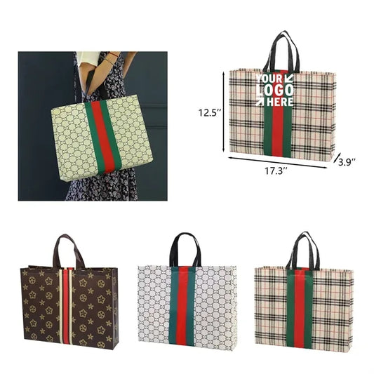 17.3'' x 3.9'' x 12.5'' Laminated Promo Tote Bag