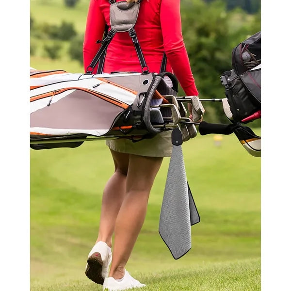 Premium Ultra-Absorbent Microfiber Golf Towel with Magnet