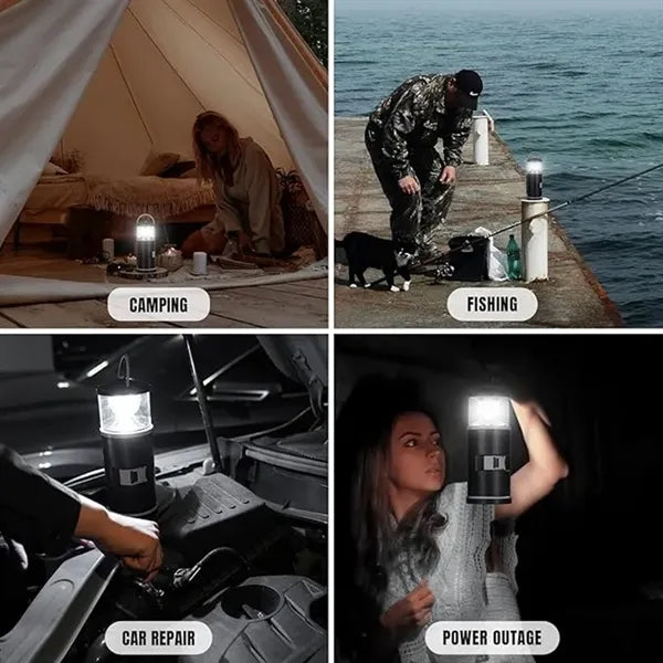 Fishing Camping Light Battery Powered LED Lantern with Tool