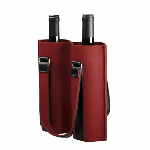 Double Wine Gift Bag with Handle for Weddings