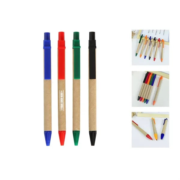 Eco-Friendly Recycled Paper Ballpoint Pen