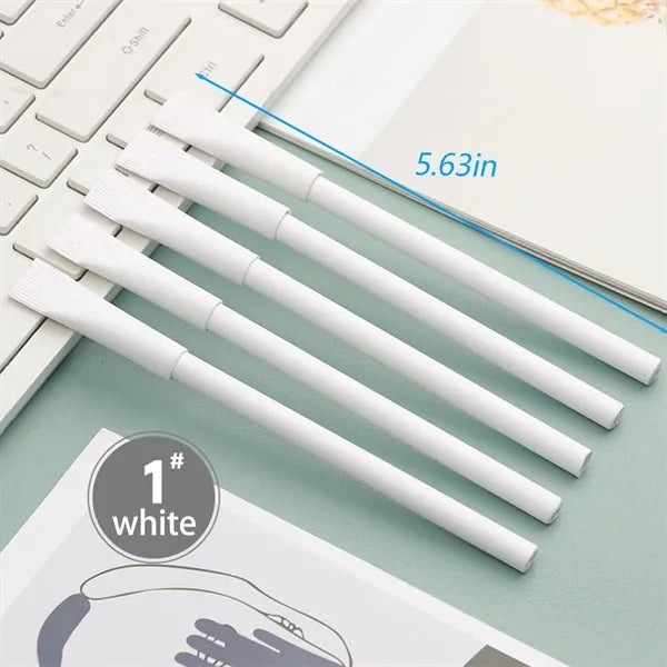 Recyclable Paper Ink Pen with Cap