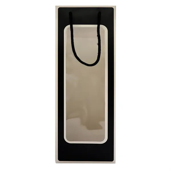 Wine Gift Bag with Window Kraft Paper for Wedding