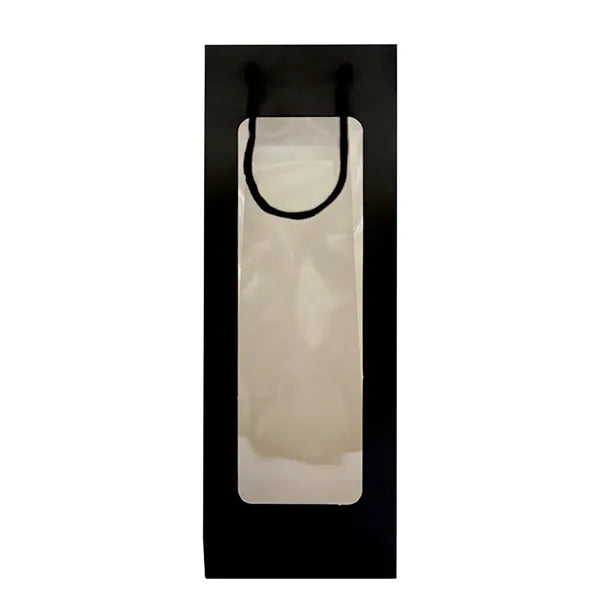 Wine Gift Bag with Window Kraft Paper for Wedding