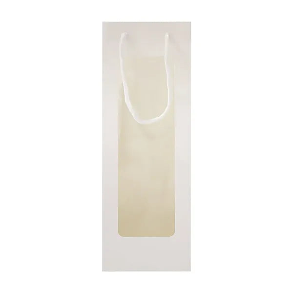 Wine Gift Bag with Window Kraft Paper for Wedding