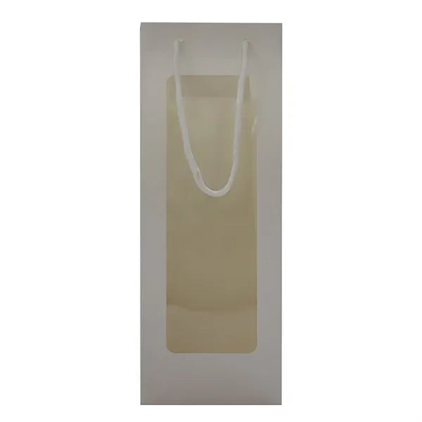 Wine Gift Bag with Window Kraft Paper for Wedding