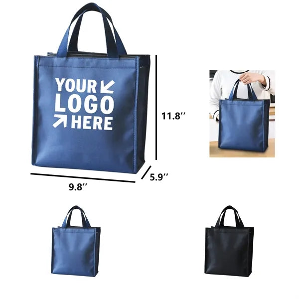 9.8'' x 5.9'' x 11.8'' Elegant Insulated Lunch Bag