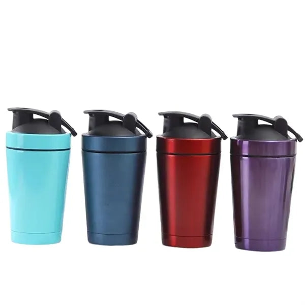 500ml Gym Fitness Shaker Cup Matte Direct Drinking for Adult