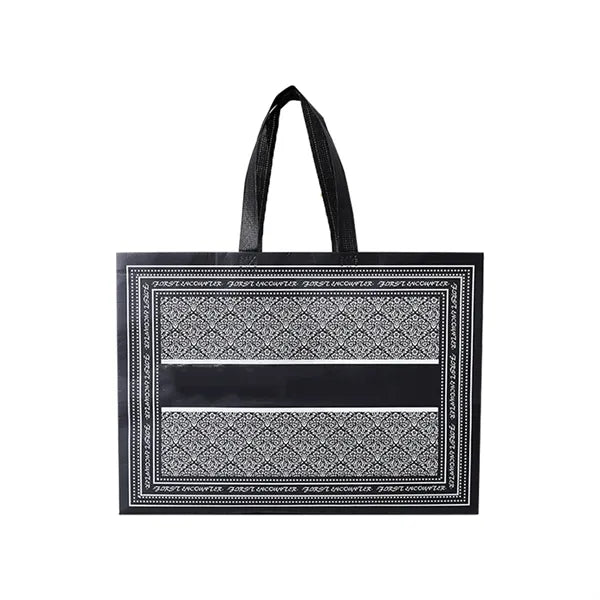 Retro Laminated Bottom-Load Non-Woven Tote