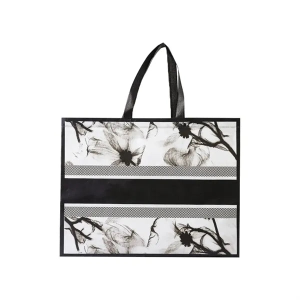Retro Laminated Bottom-Load Non-Woven Tote