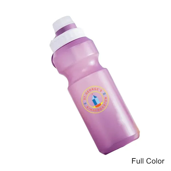 25/19 oz Plastic Sports Water Bottle With Carry Handle
