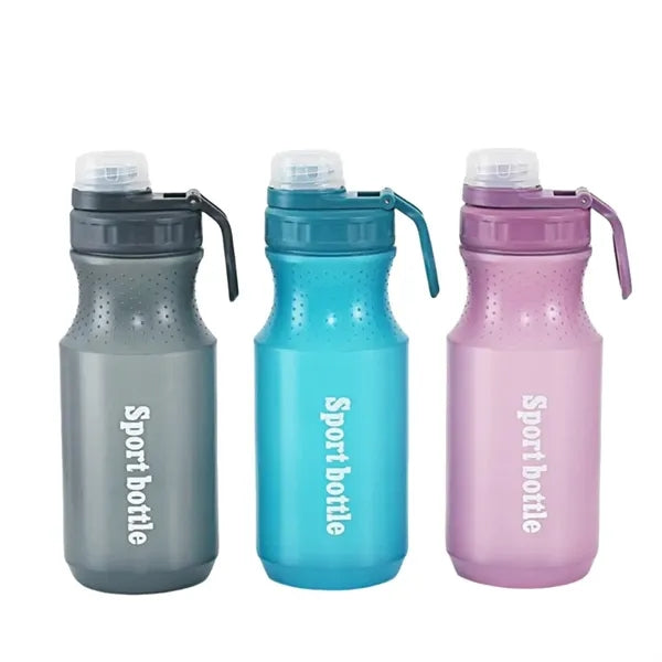 25/19 oz Plastic Sports Water Bottle With Carry Handle
