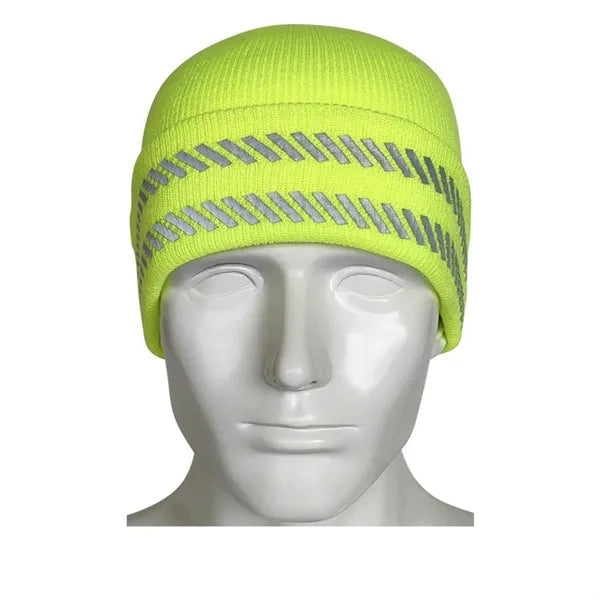 Outdoor Warm Reflective Safety Beanie Hat