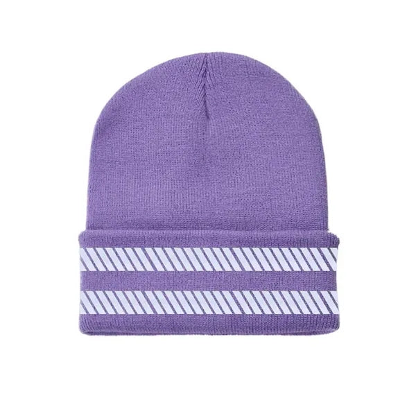 Outdoor Warm Reflective Safety Beanie Hat