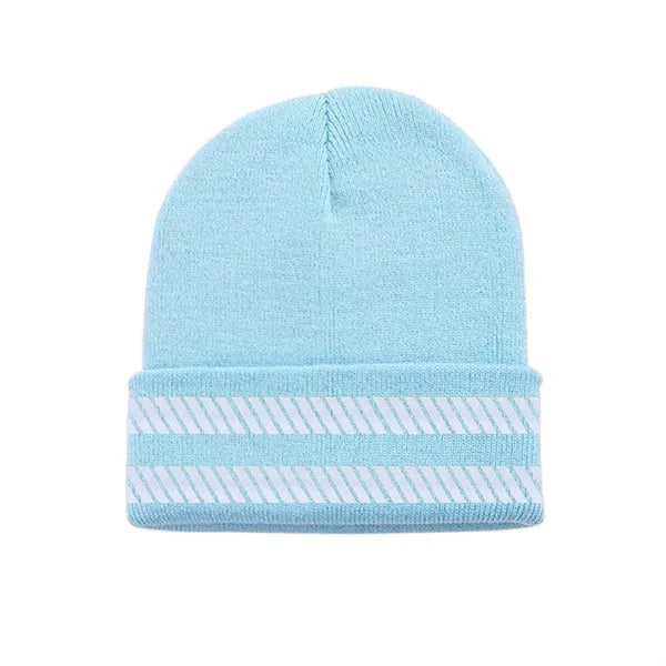 Outdoor Warm Reflective Safety Beanie Hat