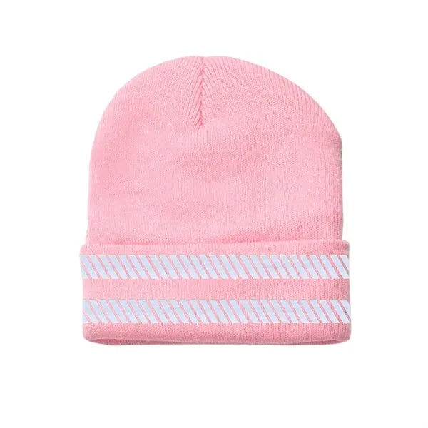 Outdoor Warm Reflective Safety Beanie Hat