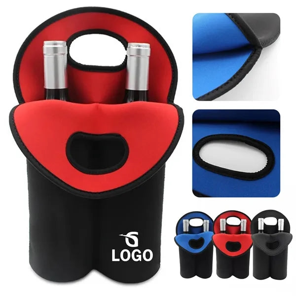 Neoprene 2-Bottle Set Wine Carrier