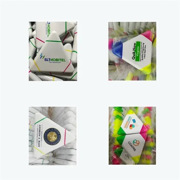 3 Colors Triangle Highlighters