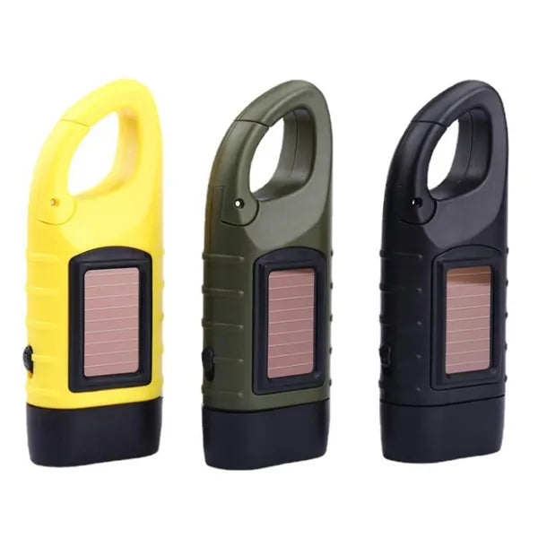 Hand Crank Solar Powered Flashlights