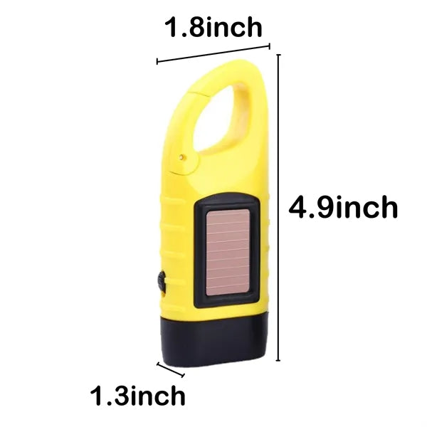 Hand Crank Solar Powered Flashlights