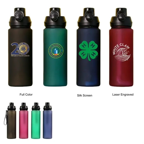 34/27 oz Sports Frosted Tritan Leak-Proof Water Bottle