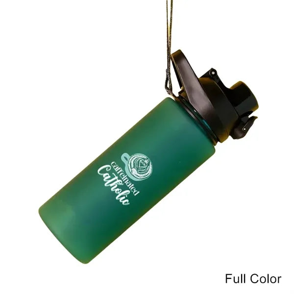 34/27 oz Sports Frosted Tritan Leak-Proof Water Bottle