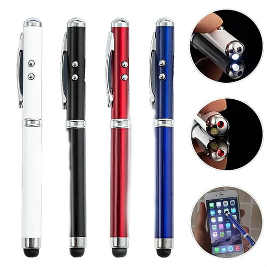 Metal Multi-function 4-in-1 Stand Stylus pen