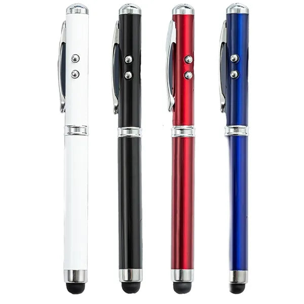 Metal Multi-function 4-in-1 Stand Stylus pen