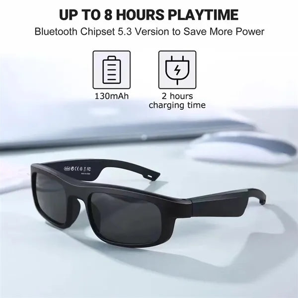 Smart Bluetooth Polarized Sunglasses with Speaker