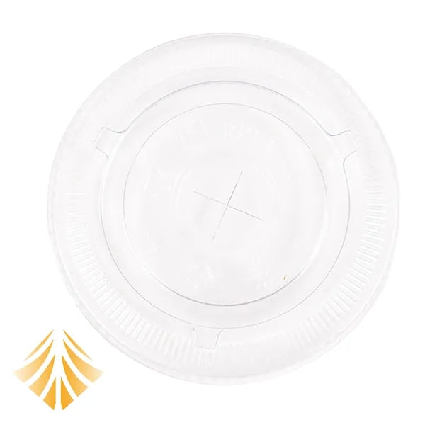 Flat Lids for 12-24oz Clear Plastic RPET Cups