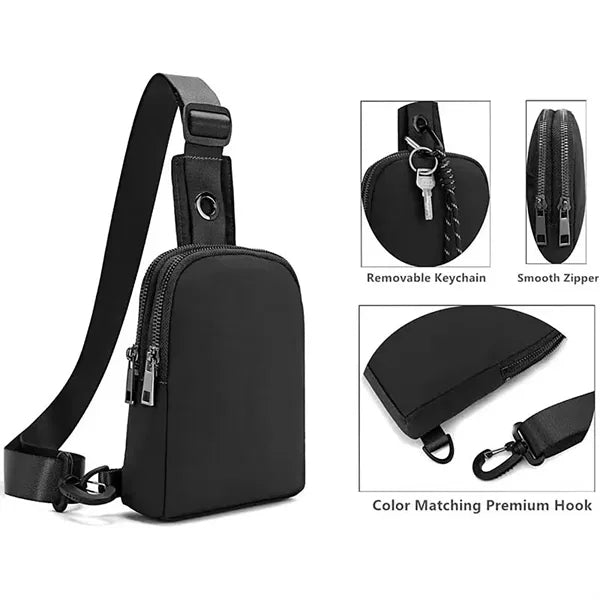 Stylish Neutral Outdoor Crossbody Bag Sling Pack