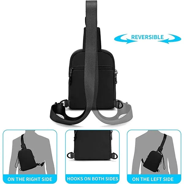 Stylish Neutral Outdoor Crossbody Bag Sling Pack