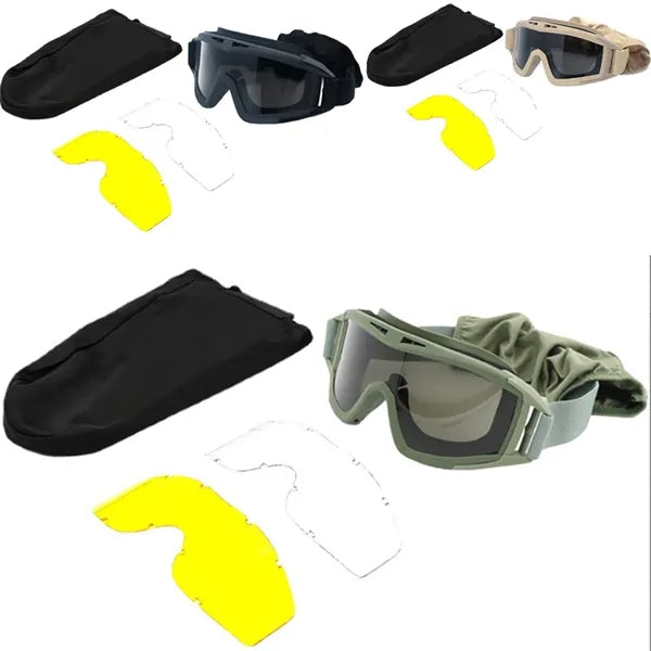 Tactical Goggles Set