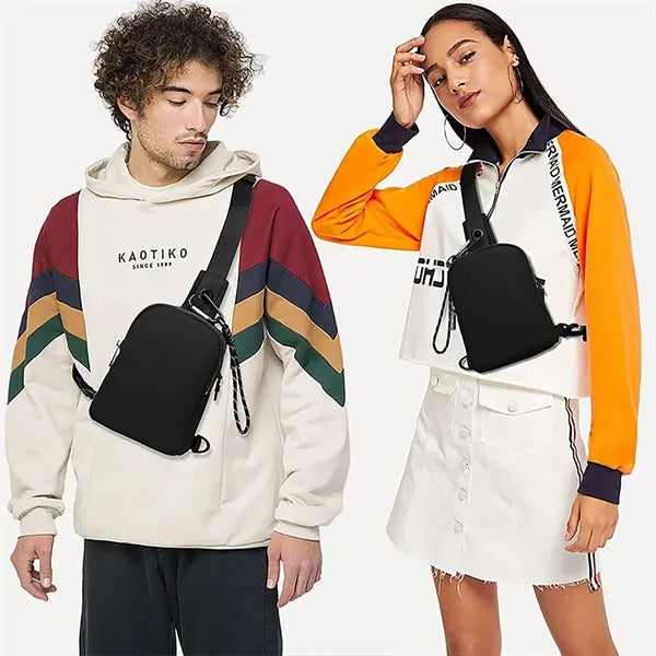 Stylish Neutral Outdoor Crossbody Bag Sling Pack