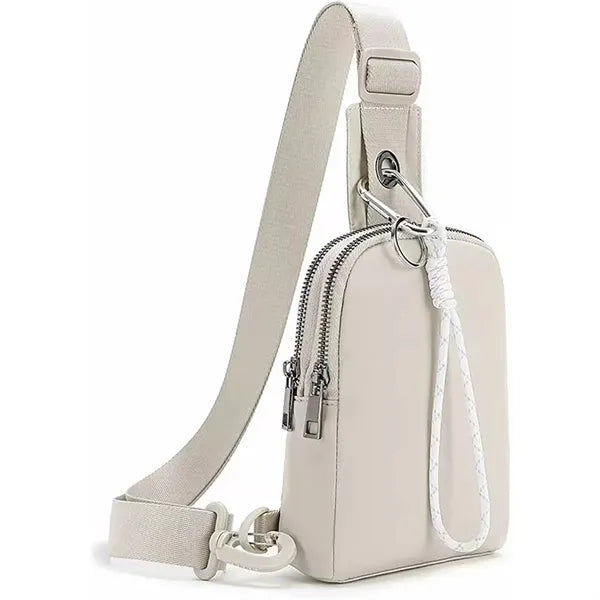 Stylish Neutral Outdoor Crossbody Bag Sling Pack