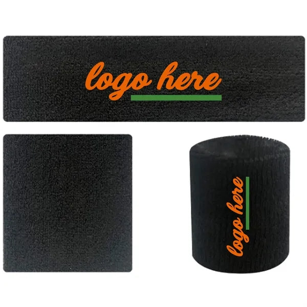 Headband and wristband sports set