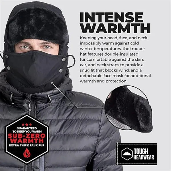 Winter Ear Protection Ski Hat With Mask